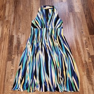 Calvin Klein Multi Colored Midi Dress